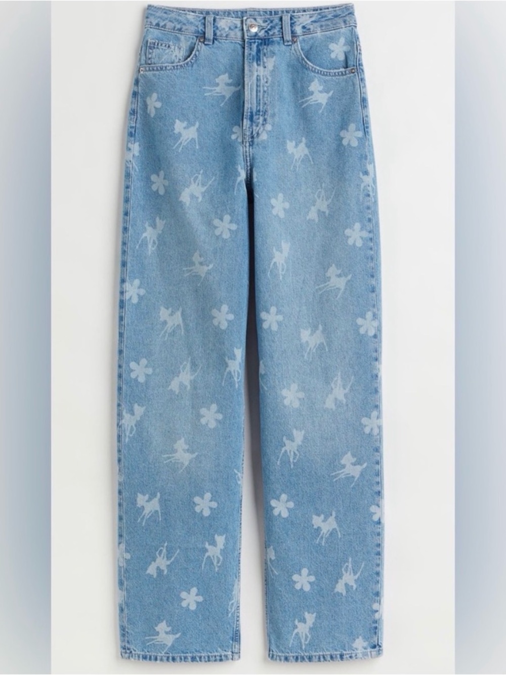 Disney’s BambiH&M Light Blue High-Rise Straight Jeans